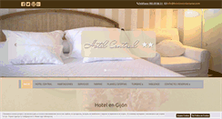 Desktop Screenshot of hotelcentralasturias.com
